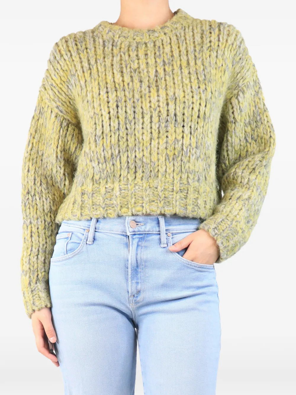FRAME Maglione crop - Verde