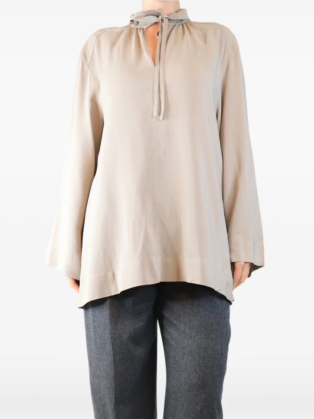N.Peal Blusa a maniche lunghe - Toni neutri
