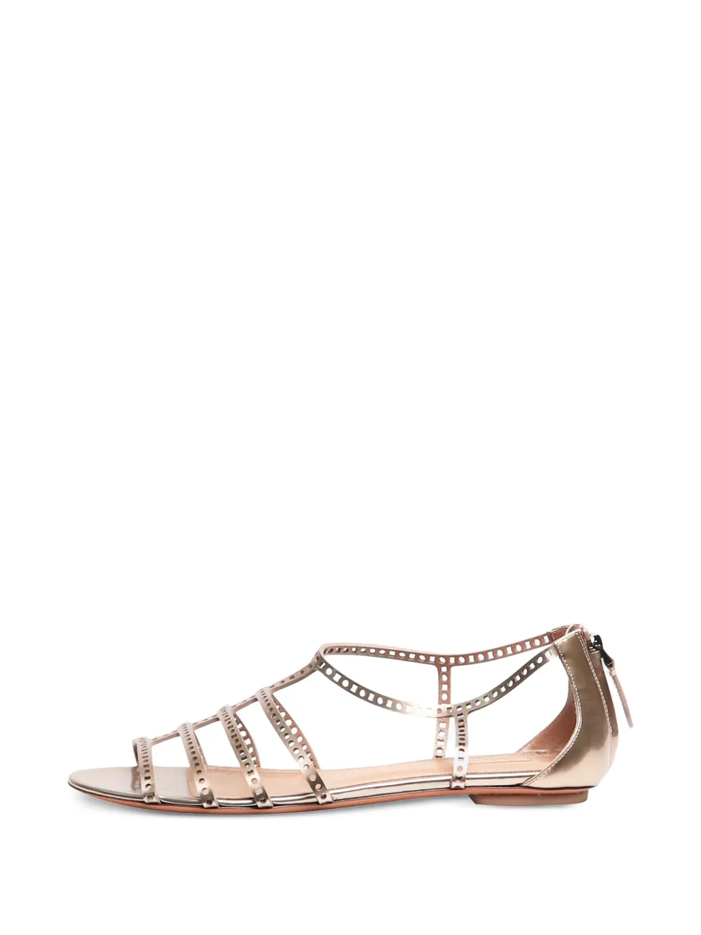 Alaïa Pre-Owned Sandalen mit Laser-Cuts - Rosa