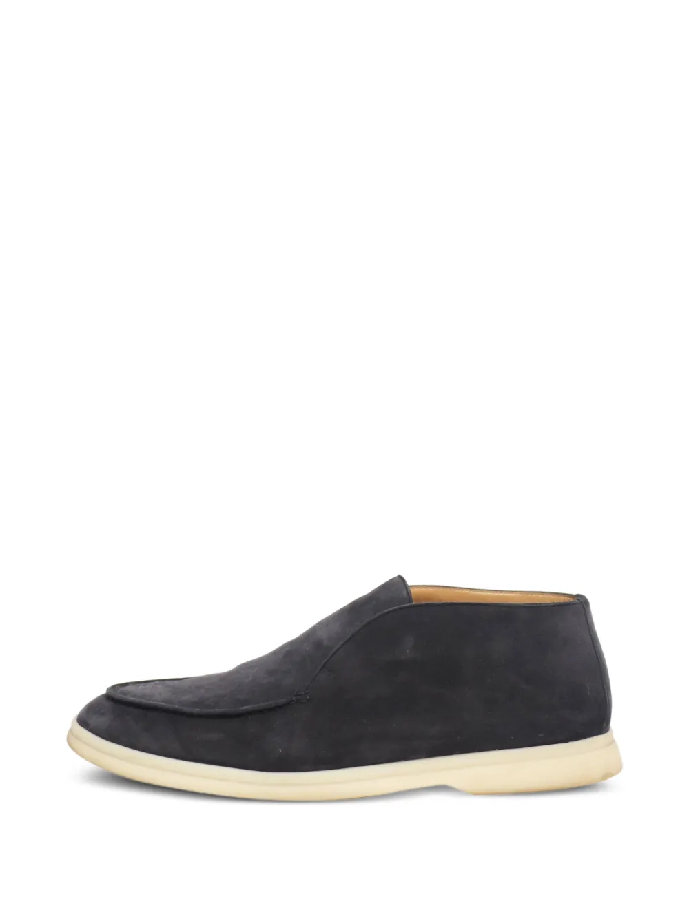Loro Piana Pre-Owned Open Walk Loafer aus Wildleder - Blau