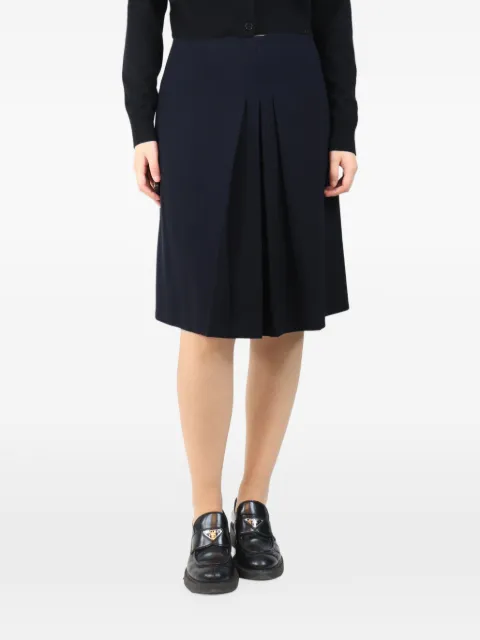 Miu Miu Pre-Owned pleated midi skirt