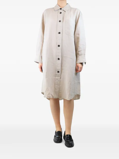 Margaret Howell vestido camisero midi