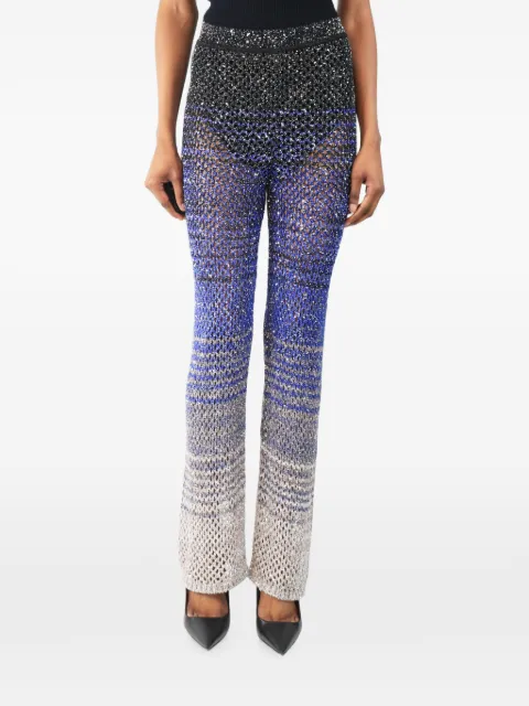Missoni Pre-Owned sequin-embellished slim-fit trousers