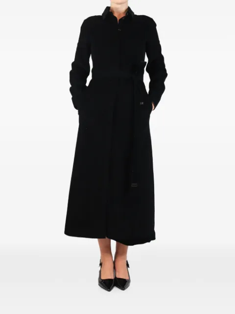 'S Max Mara vestido camisero largo con cinturón