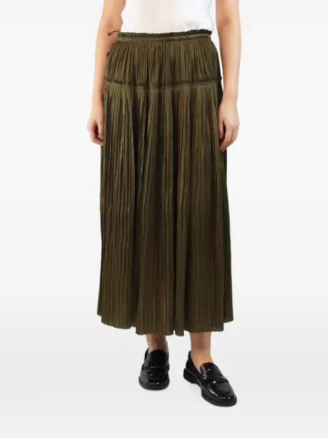 Ulla Johnson pleated satin skirt