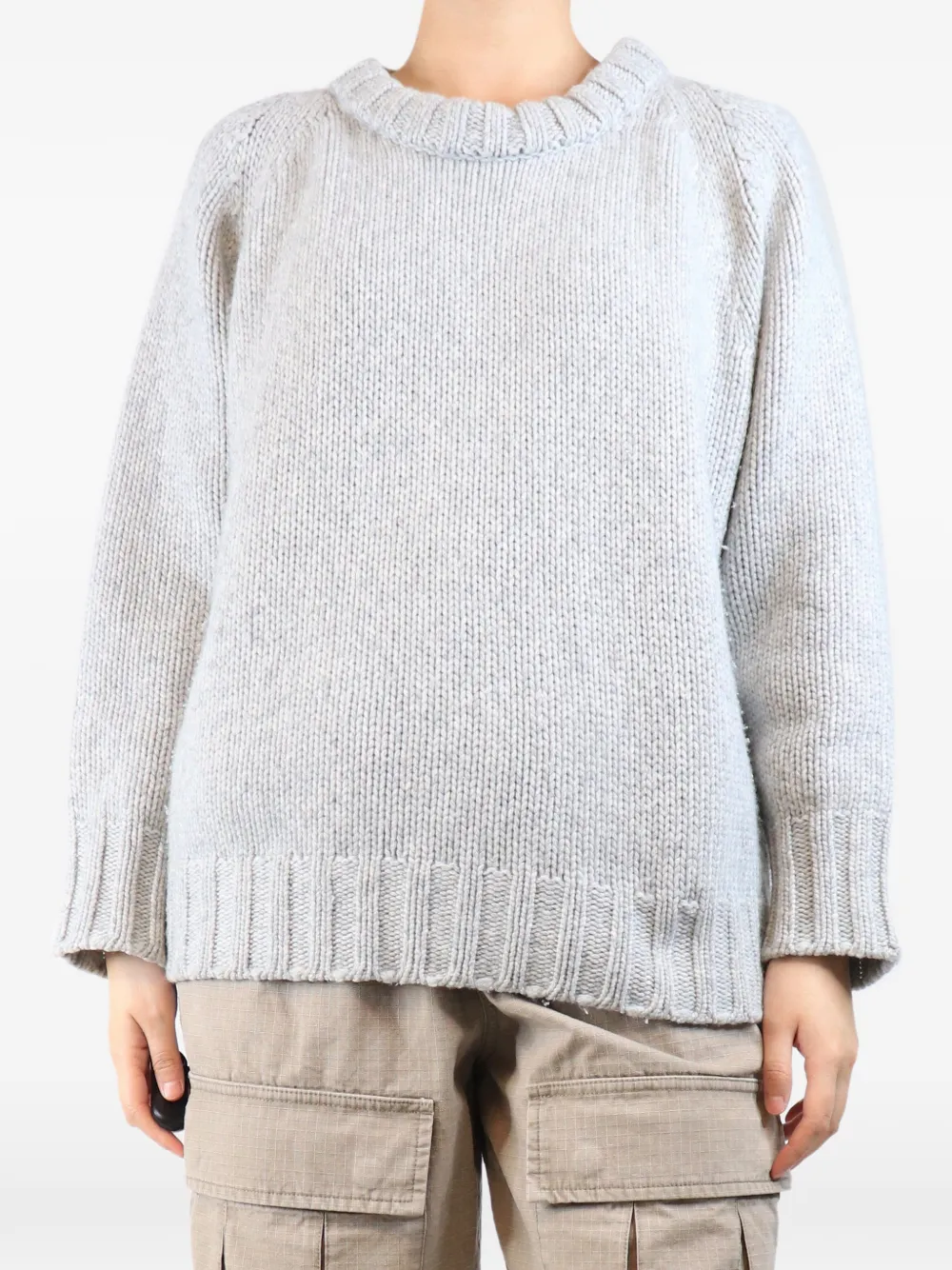 Malo Maglione con maniche raglan - Grigio
