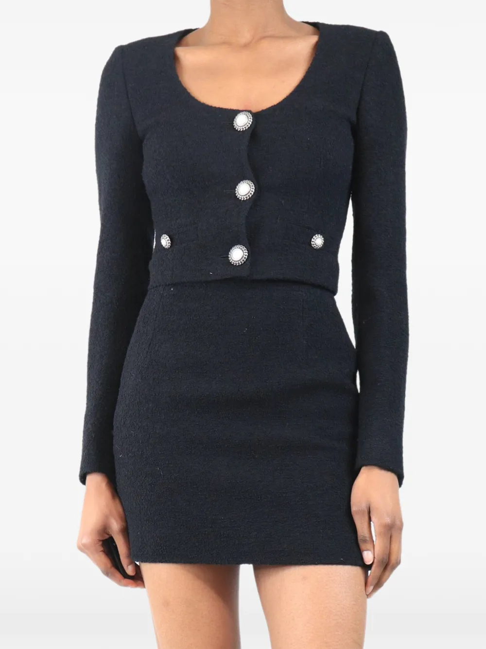 Alessandra Rich Set giacca e gonna - Nero