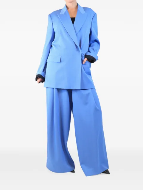 Dries Van Noten Pre-Owned wide-leg two-piece suit set