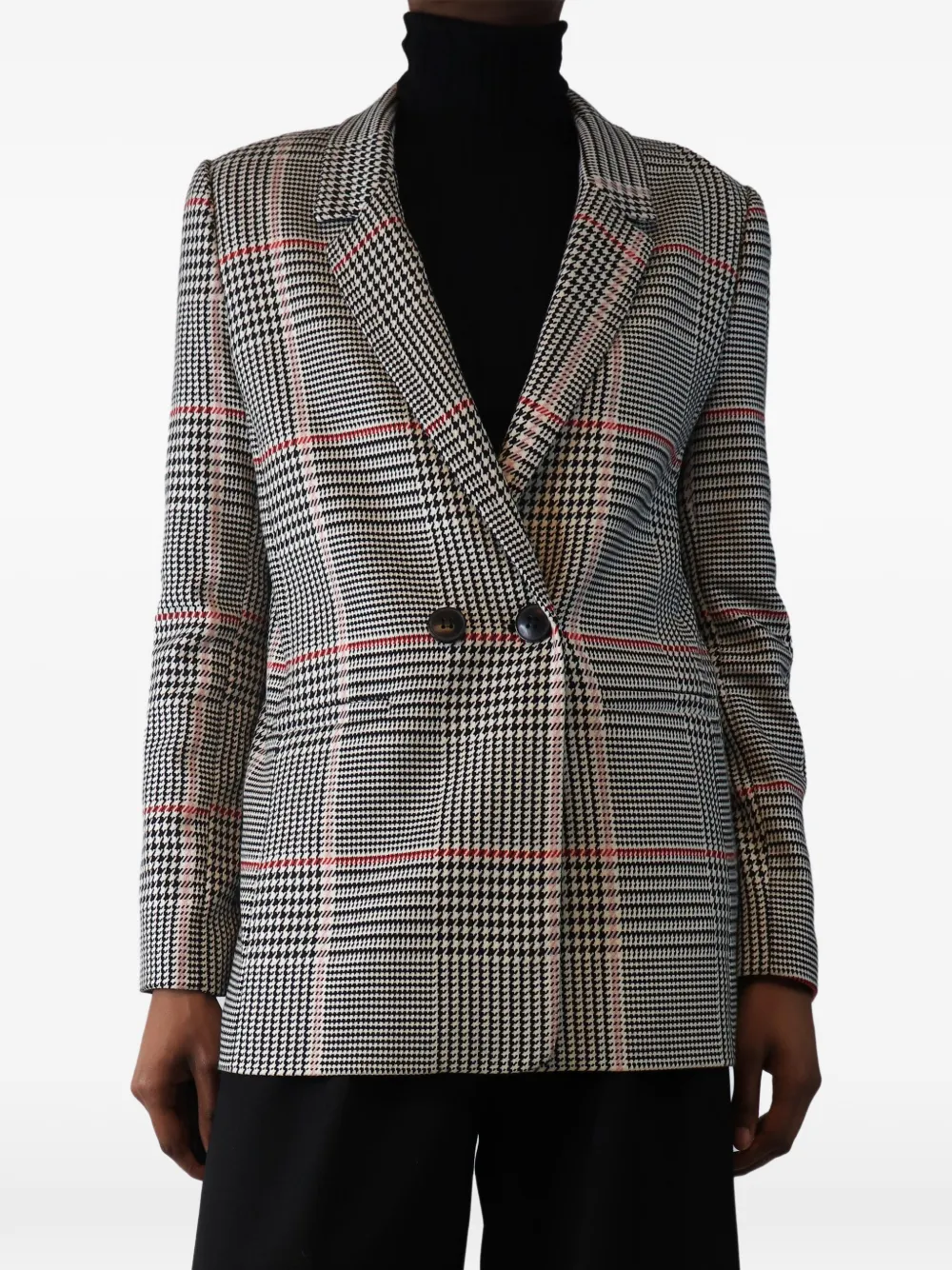 ANINE BING notched-lapel blazer - Black