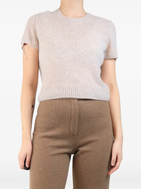 James Perse short-sleeved knitted T-shirt