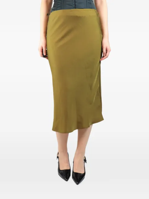 Soeur satin midi skirt