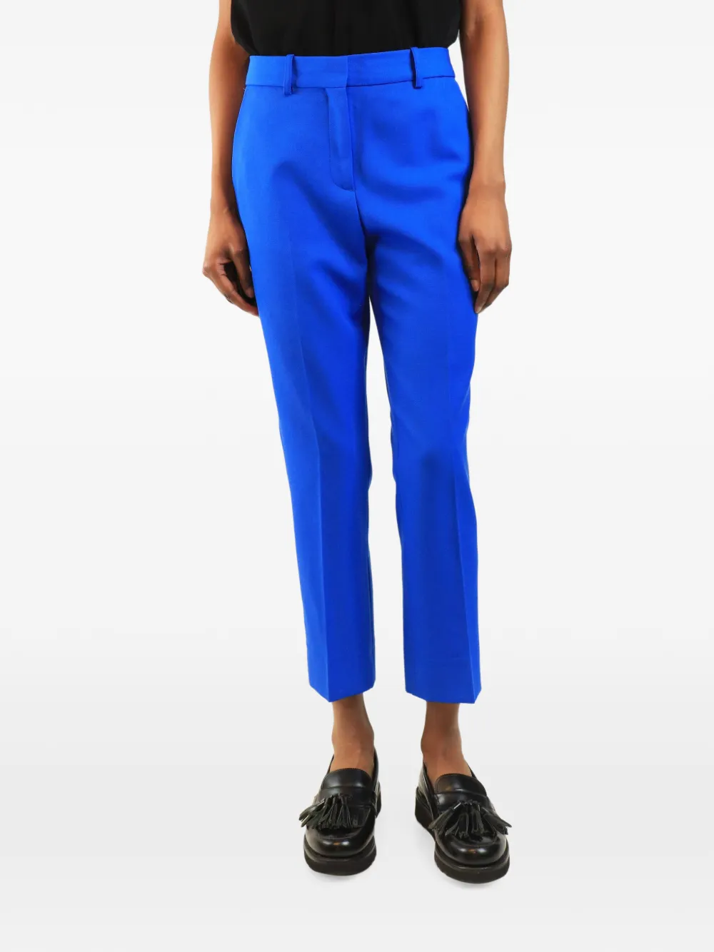 Victoria Victoria Beckham pantalon de costume à coupe droite - Bleu