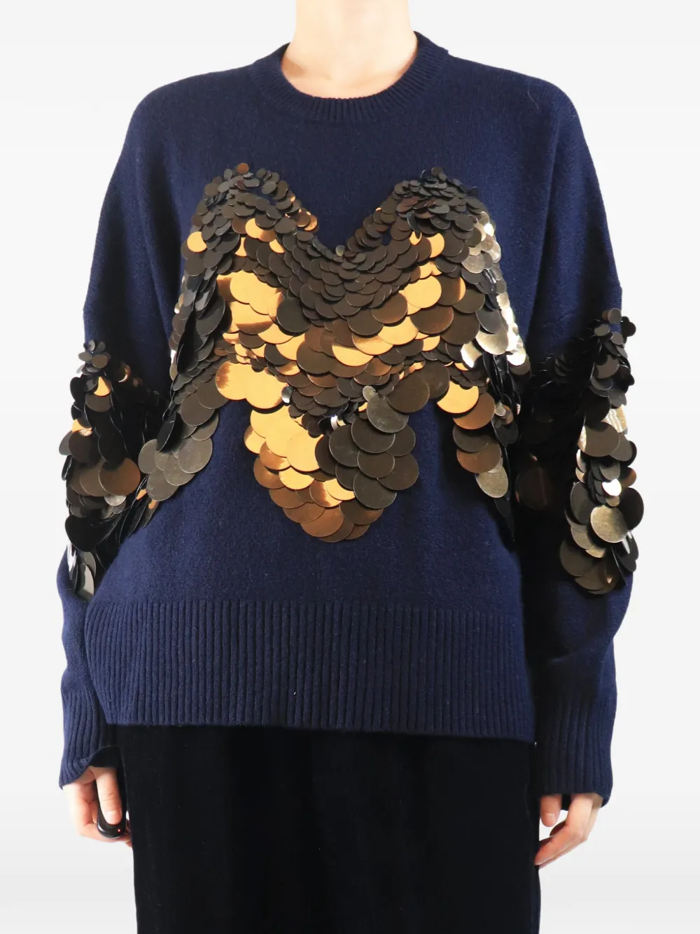 Altuzarra sequin-embellished sweater - Blue