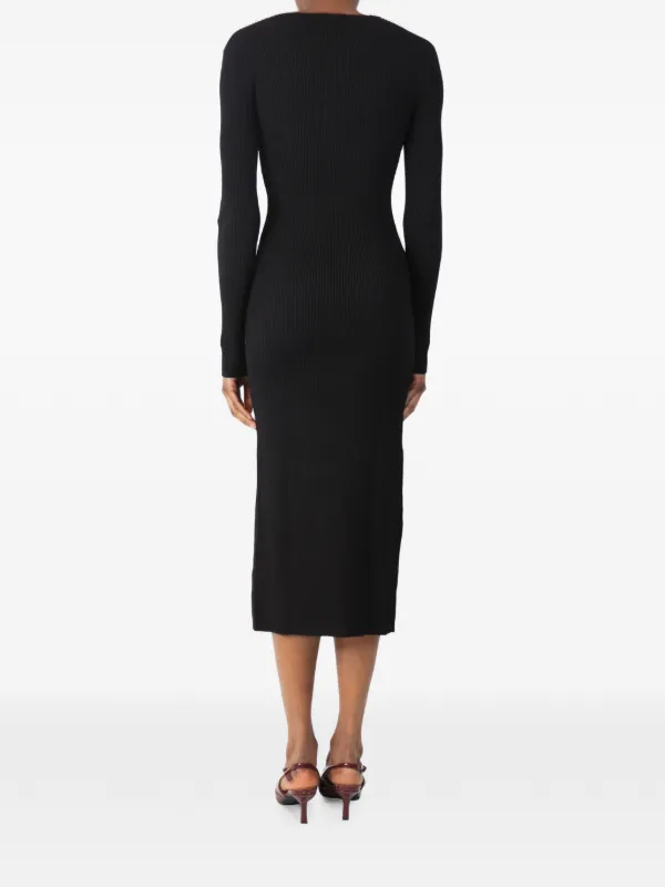 ganni black dress Melange Knit Size S Color:DuskNavy Trendy midi VM: Slower sellers push AAIZEL Strapless Two-Tone Asymmetric