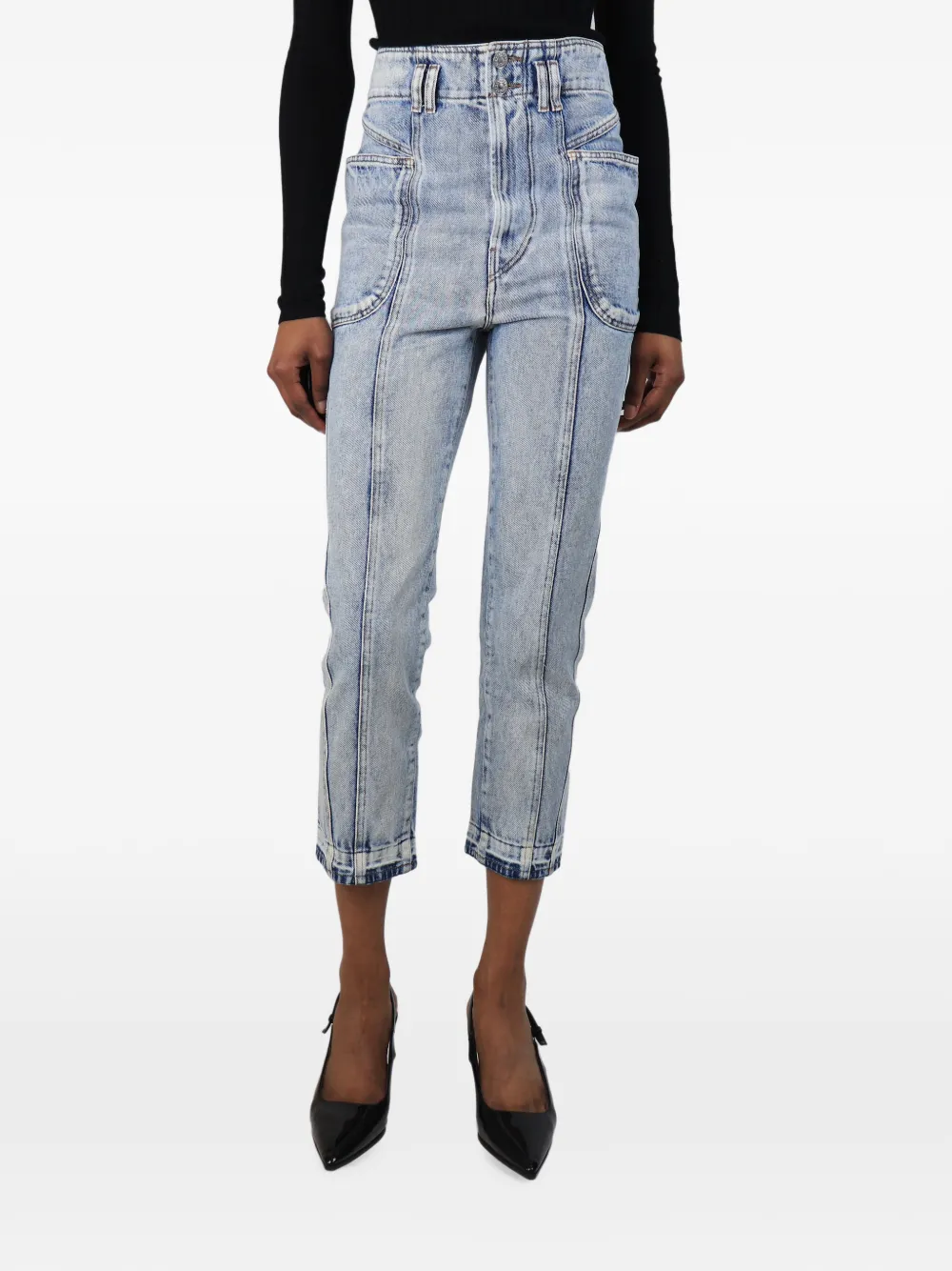 MARANT ÉTOILE Jeans con inserti - Blu