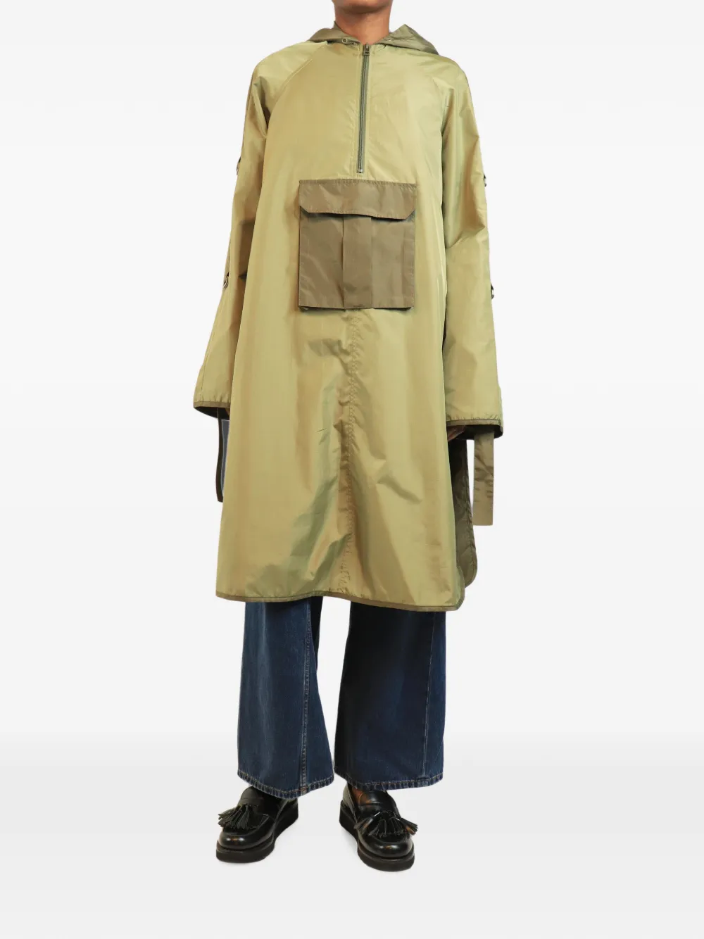GANNI Cappotto con cappuccio - Verde
