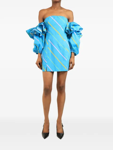 ROTATE BIRGER CHRISTENSEN Bethany off-shoulder mini dress
