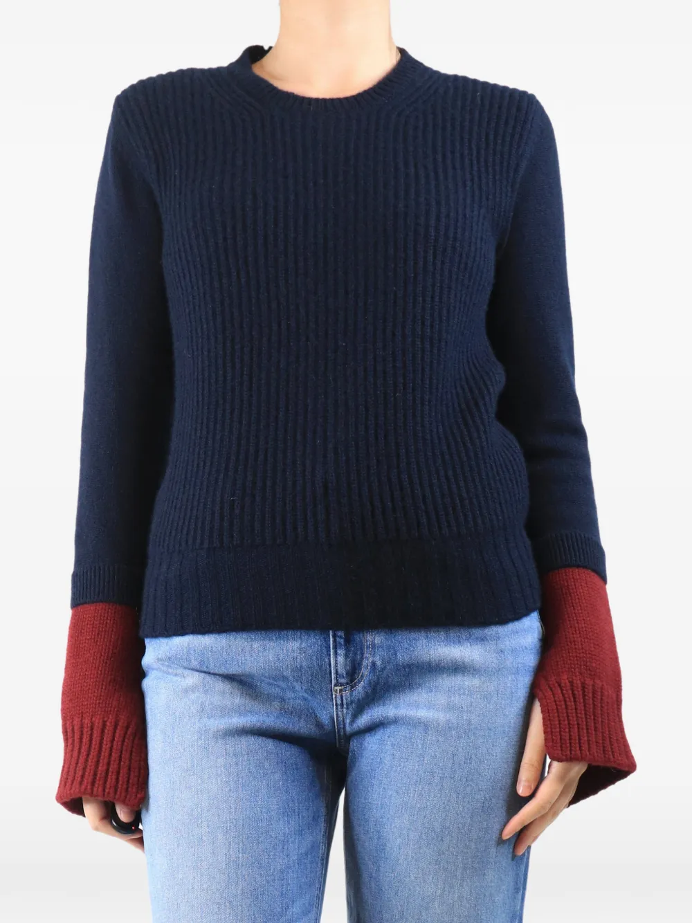 Celine Pre-Owned Maglione in cashmere - Blu