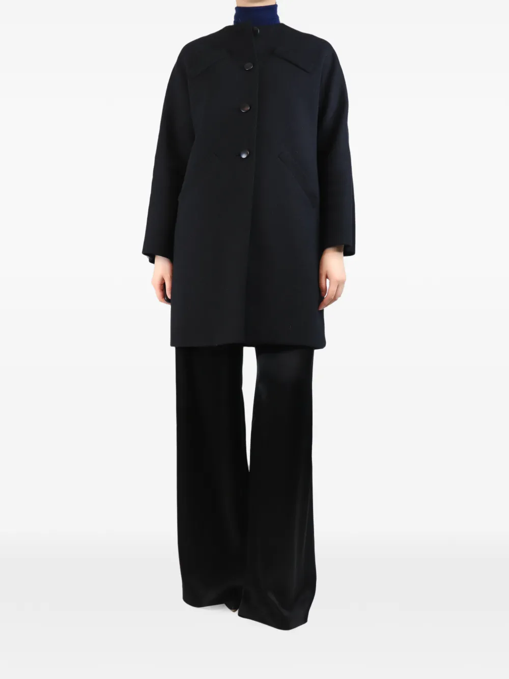 Balenciaga Pre-Owned Geknöpfter Mantel - Schwarz