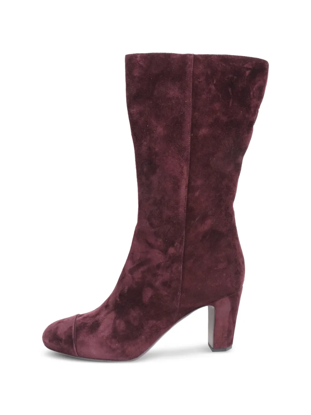 CHANEL Pre-Owned suede boots - Purple