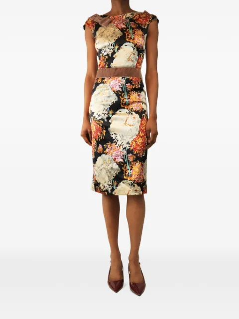 Dolce & Gabbana Pre-Owned floral-print midi dress