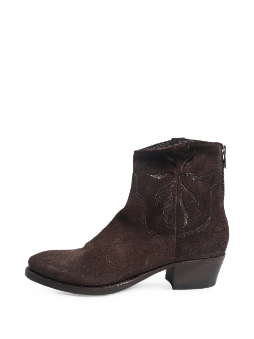 Pantanetti Stiefel mit spitzer Kappe - Braun