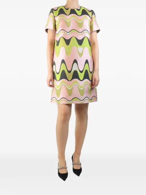 PUCCI Pre-Owned 웨이브 자카드 미니 드레스