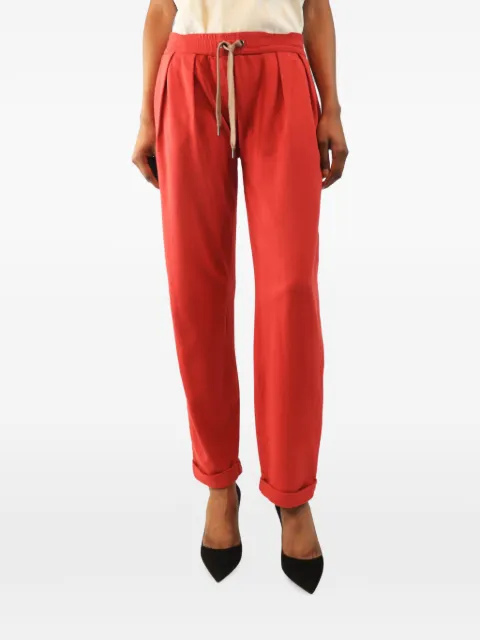 Brunello Cucinelli Vintage pantalones plisados con cordones en la pretina