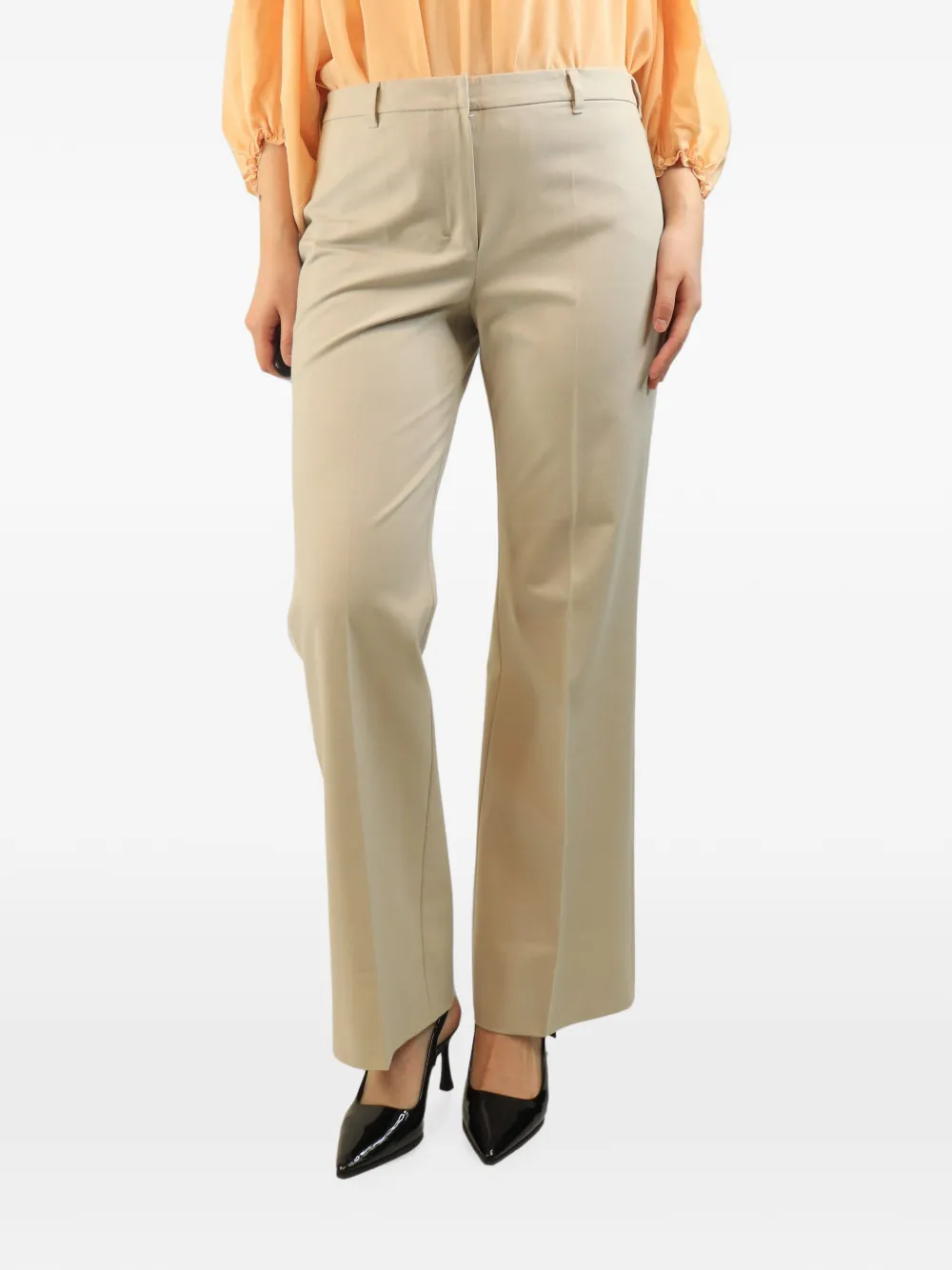 'S Max Mara straight-leg trousers - Neutrals