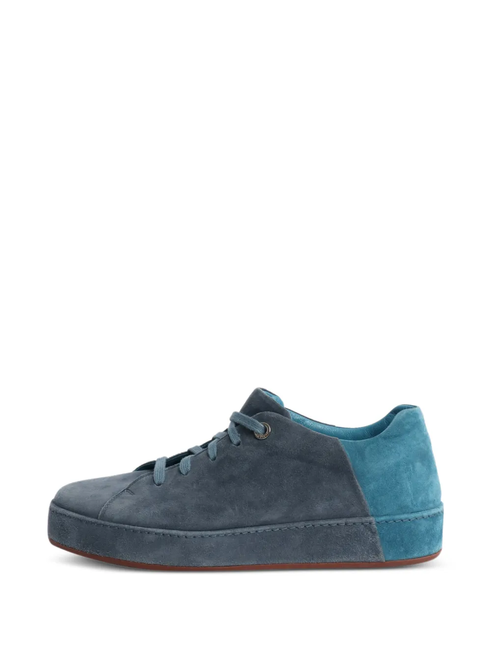 Loro Piana Pre-Owned Sneakers aus Wildleder - Blau