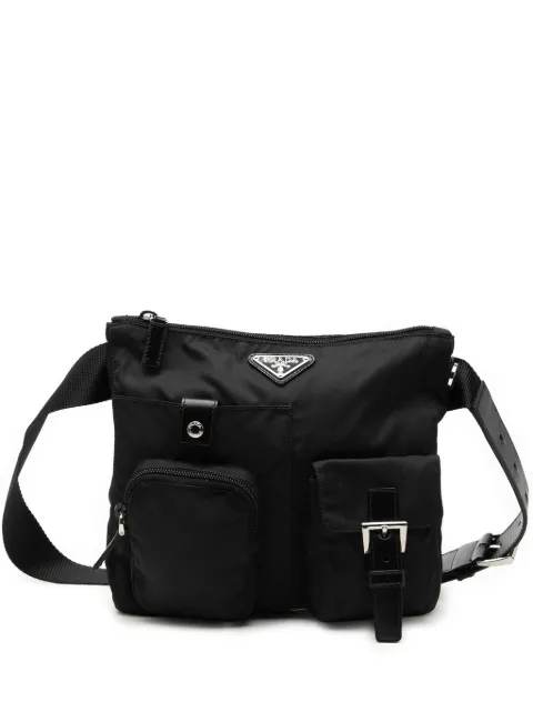Prada Pre-Owned 2013-2026 Tessuto Multi Pocket belt bag