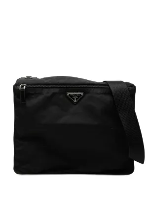 Prada Pre-Owned 2013-2026 Tessuto Travel Bag | Black | FARFETCH