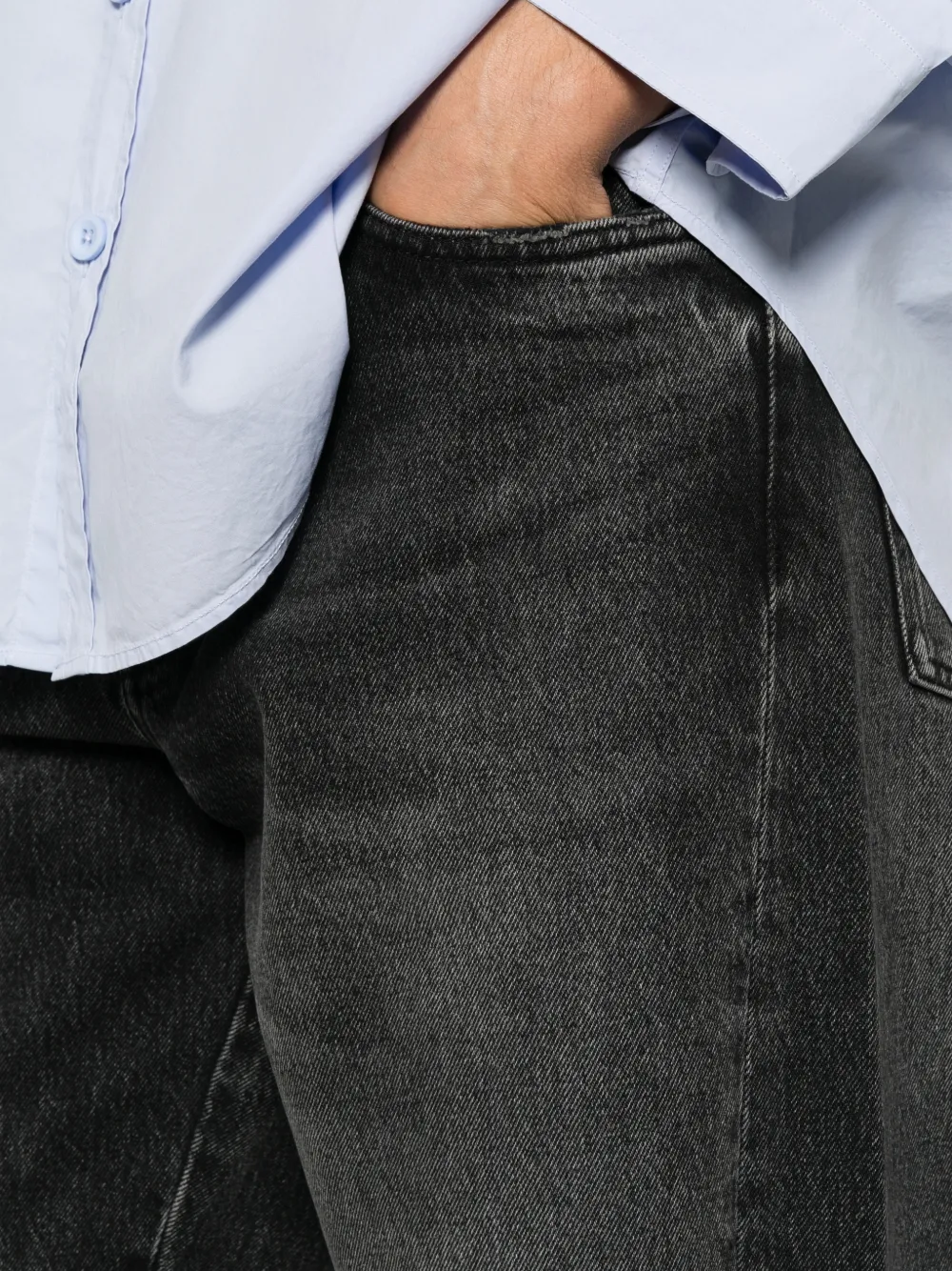 Sunflower Jeans met riemlussen Zwart
