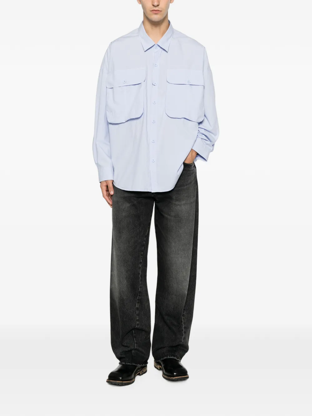 Sunflower Jeans met riemlussen Zwart