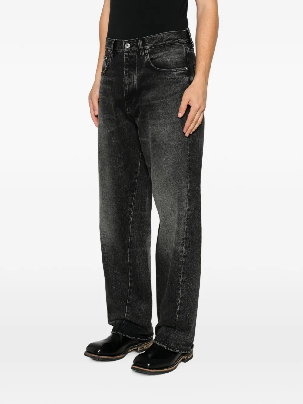 Sunflower Jeans met riemlussen Zwart