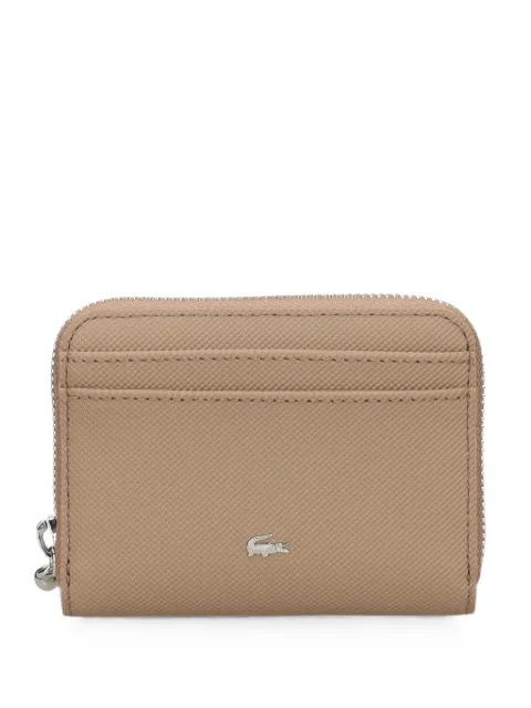 Lacoste Daily City logo-plaque zip-around wallet