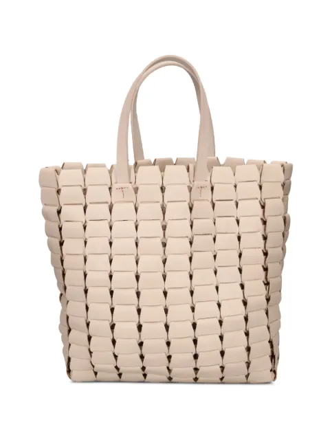DRAGON DIFFUSION Link woven leather tote bag