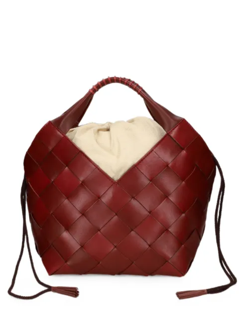 DRAGON DIFFUSION Botteghe woven leather bucket bag