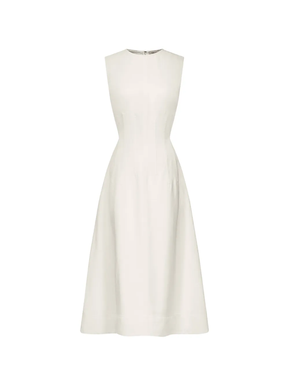 TWP dart-detail sleeveless midi dress - Toni neutri