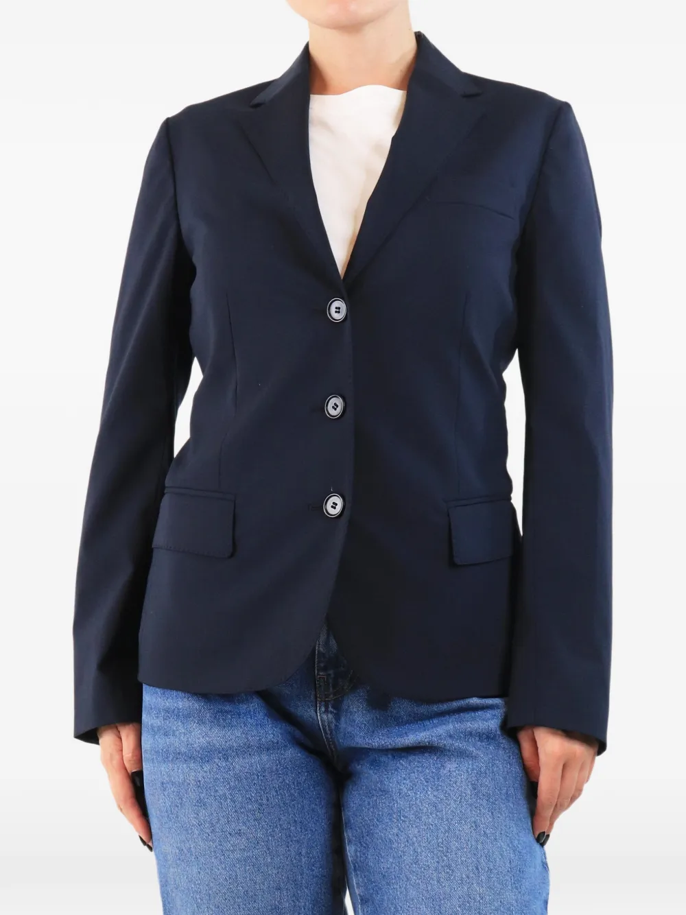 Aspesi Vintage Einreihiger Blazer - Blau