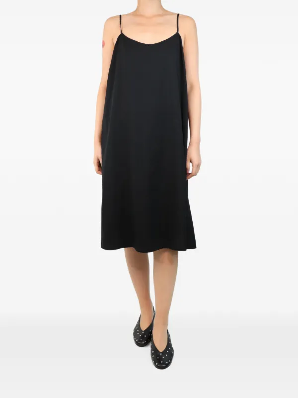 Lafayette 148 spaghetti-strap Midi Dress | Black
