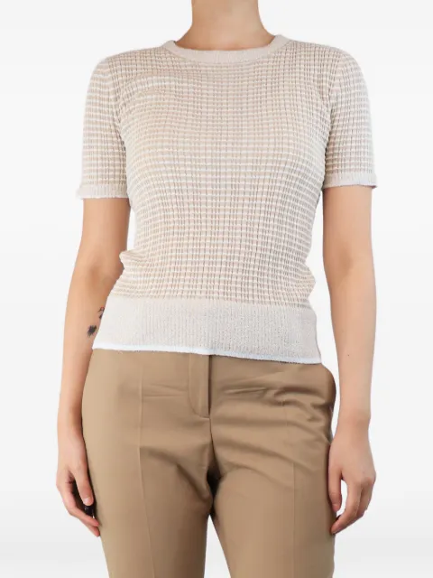 rag & bone striped rib-knit top