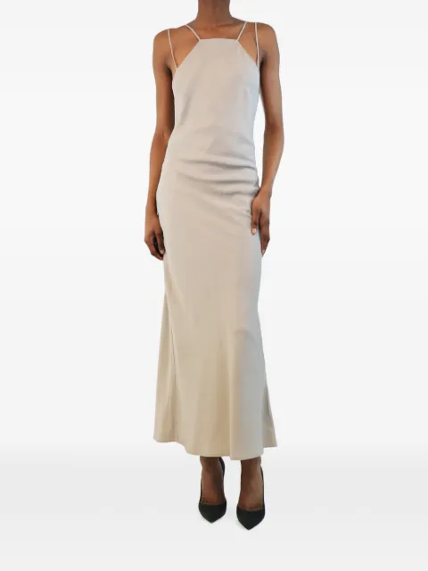 Eudon Choi lace-up midi dress