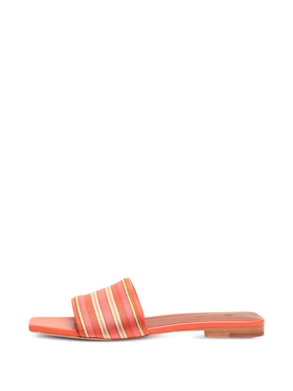 Loro Piana Pre-Owned Sandalen mit eckiger Spitze - Orange