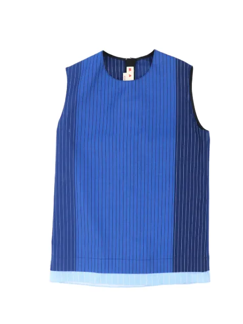 Marni Pre-Owned 细条纹无袖上衣