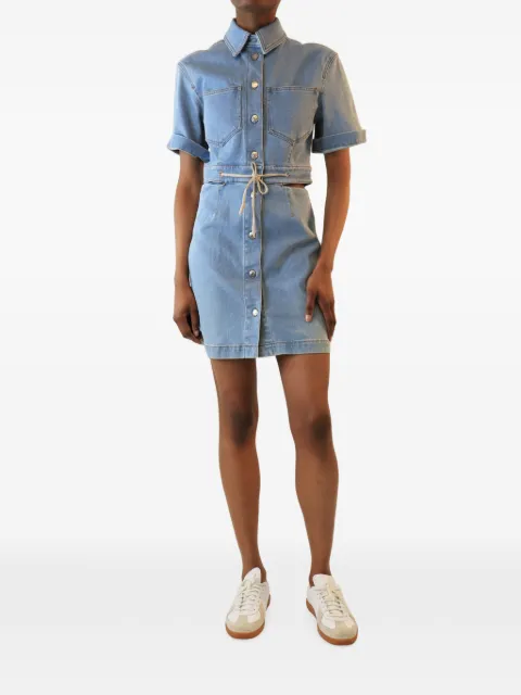 Nanushka button-down mini dress