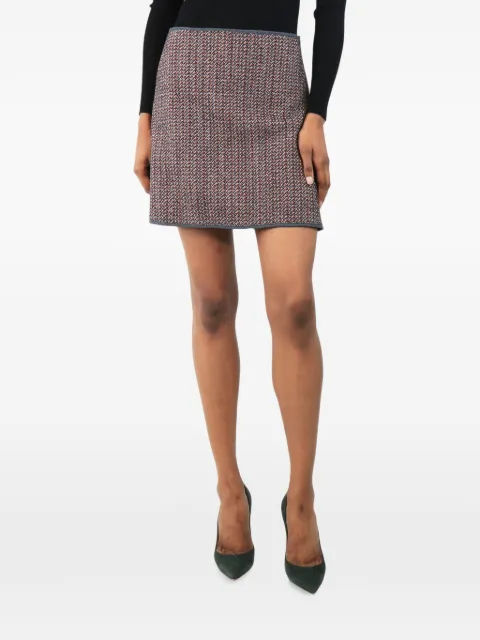 Theory houndstooth mini skirt