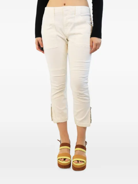 FRAME Cropped-Hose mit Einsätzen