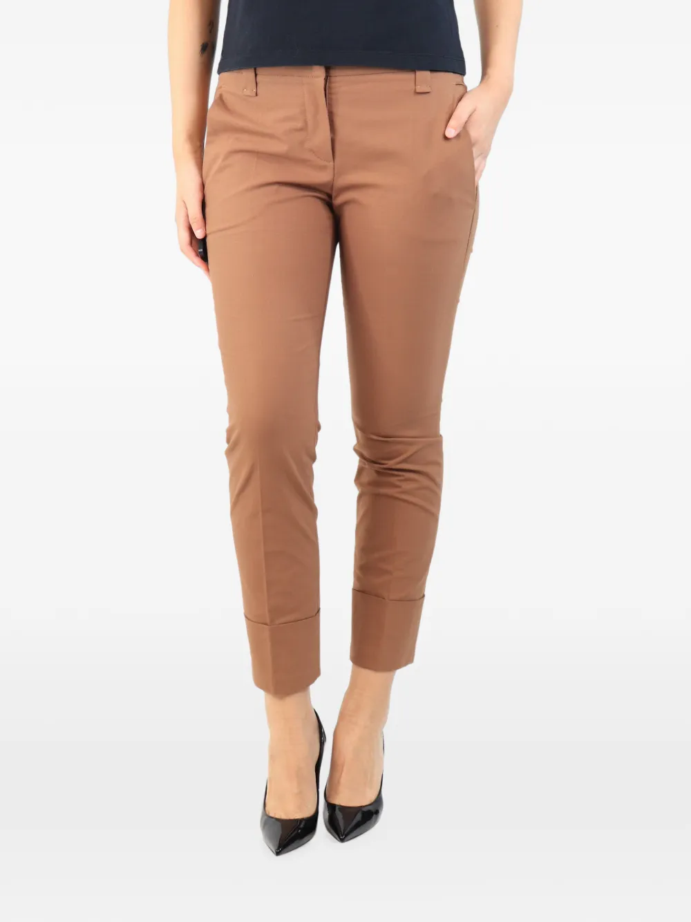 Brunello Cucinelli Vintage Pantaloni affusolati crop - Toni neutri