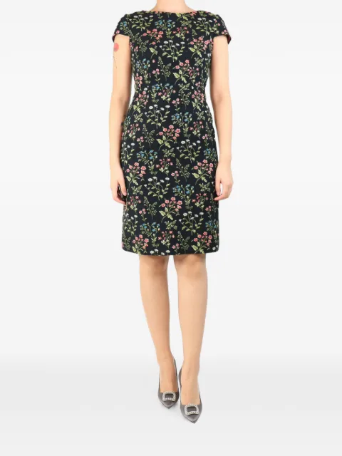 ERDEM Marion floral-jacquard mini dress